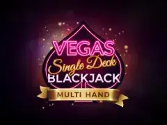 Multihand Vegas Single Deck Blackjack